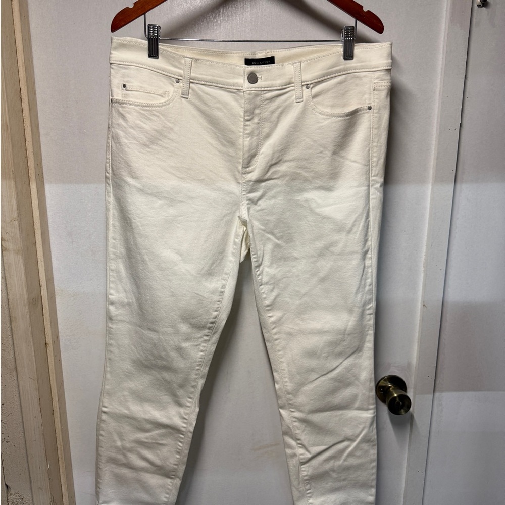 White Denim Skinny Jeans